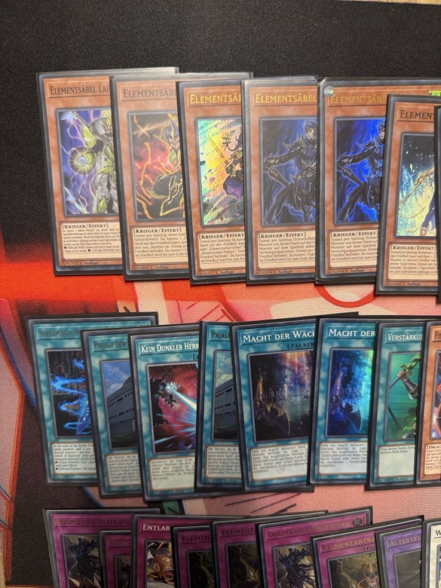 Yugioh Carte collezionabili: Yu-Gi-Oh! 53 Karten – "Elementsäbel und weitere" – Usato da Arbon venduto da ids 1