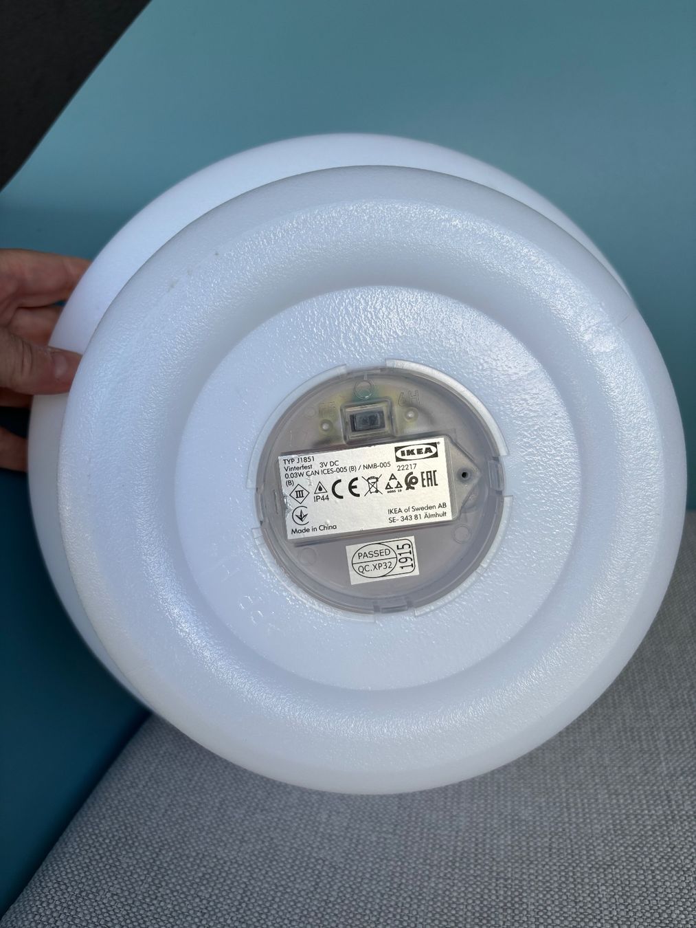 Ikea Lampade: Discontinued IKEA Vinterfest battery mushroom lamp – Usato da Steinhausen venduto da ChromeVintage 3