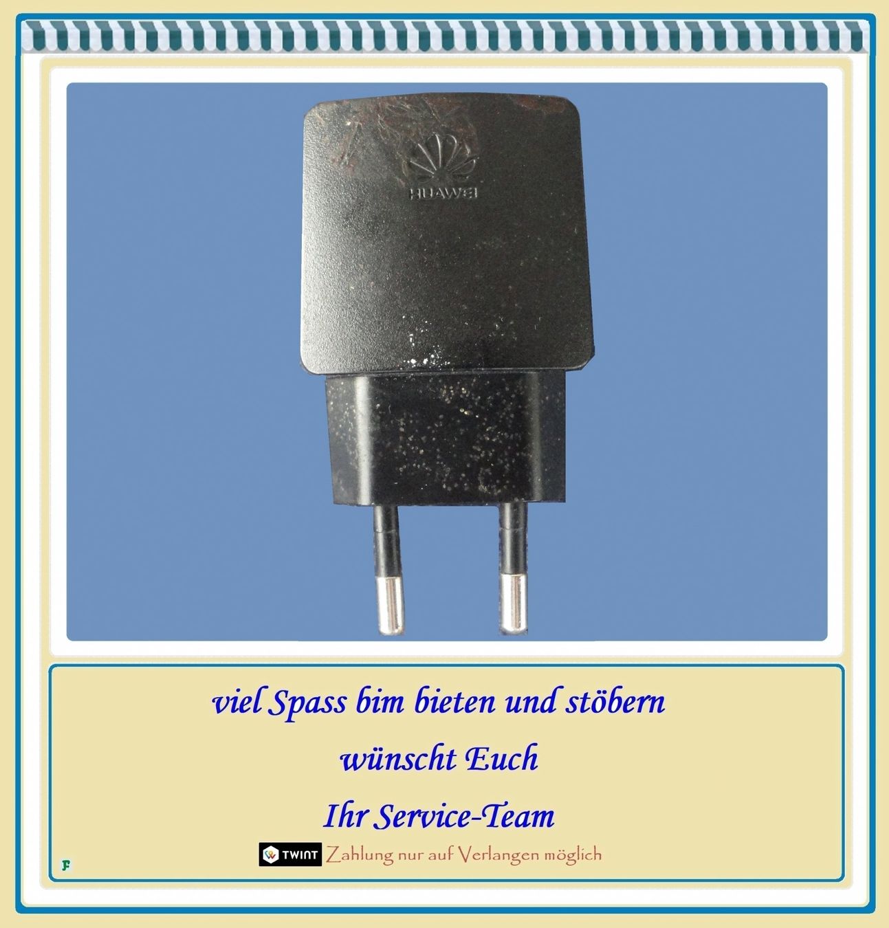 Huawei Caricabatterie: HUAWEI Ladegerät mit Micro ↔ USB-Kabel – Usato da Münchwilen TG venduto da FLOHMIFLITZER 2