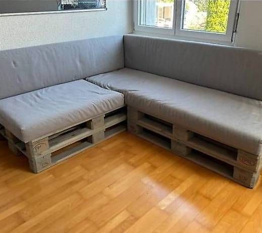 Divani: Palettensofa grau – Usato da Bern venduto da lflu99 1