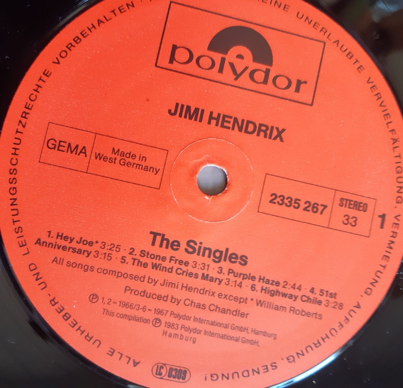 Dischi in vinile: JIMI HENDRIX: The Single Album – Usato da Frick venduto da kyb_yq8h 5