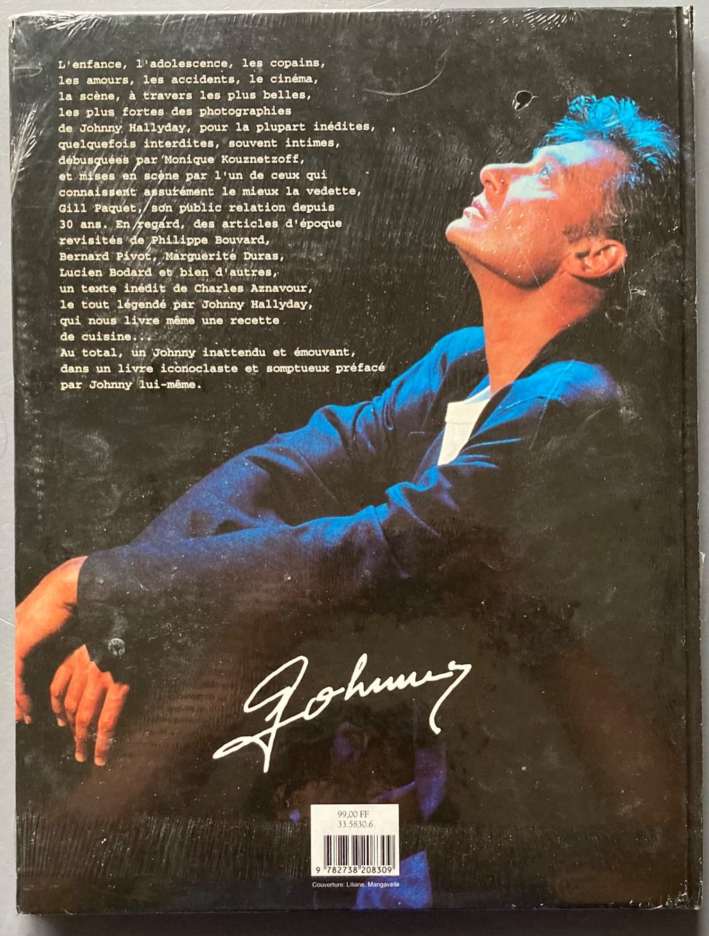 Libri: JOHNNY HALLYDAY - LE LIVRE – Nuovo e nell'imballaggio originale da Poliez-Pittet venduto da Newtown-Records 1