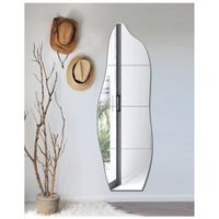 Spiegelfliesen Wandspiegel 4er Set selbstklebend rahmenlos