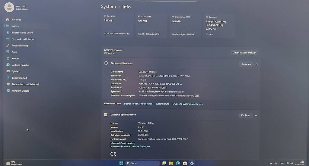 Lenovo PC: PC BUNDLE! Lenovo ThinkCentre i5, 16GB RAM, SSD, 24" Monitor – Usato da Riehen venduto da silentsoles 3