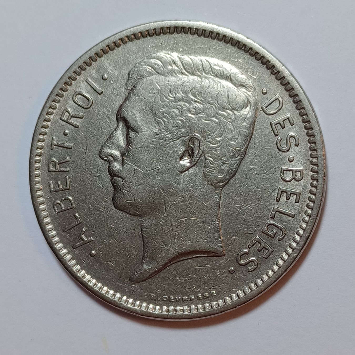 Tutti le monete: 5 Francs 1932 Belgien – Usato da Pfäffikon ZH venduto da Welt_Muenzen