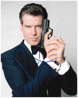 PIERCE BROSNAN - *JAMES BOND 007* handsigniert (20x25cm) COA