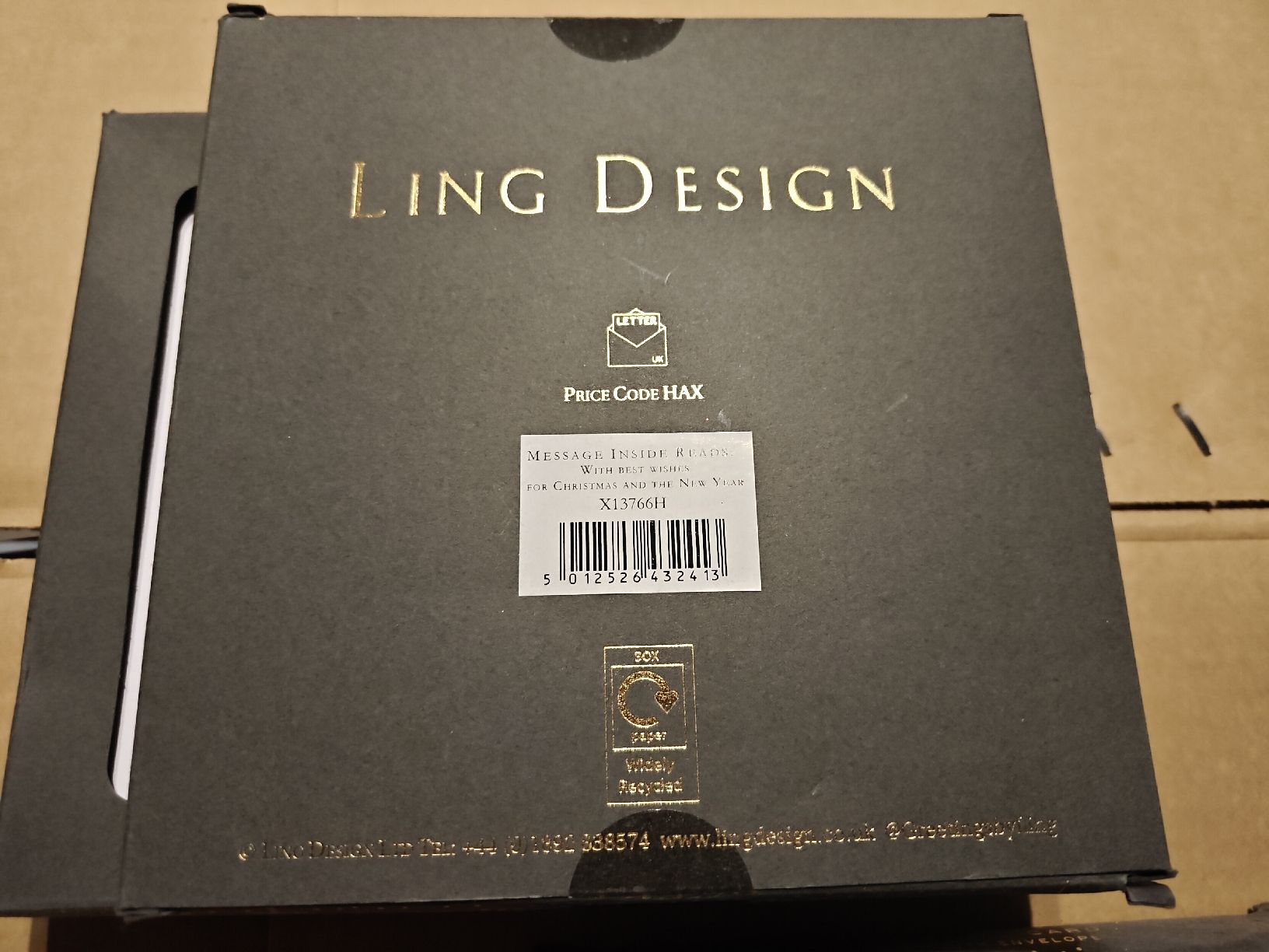Cartoline: 3x Ling Design Weihnachtskarten K1 – Nuovo e nell'imballaggio originale da Bätterkinden venduto da Elefantenzoo 2