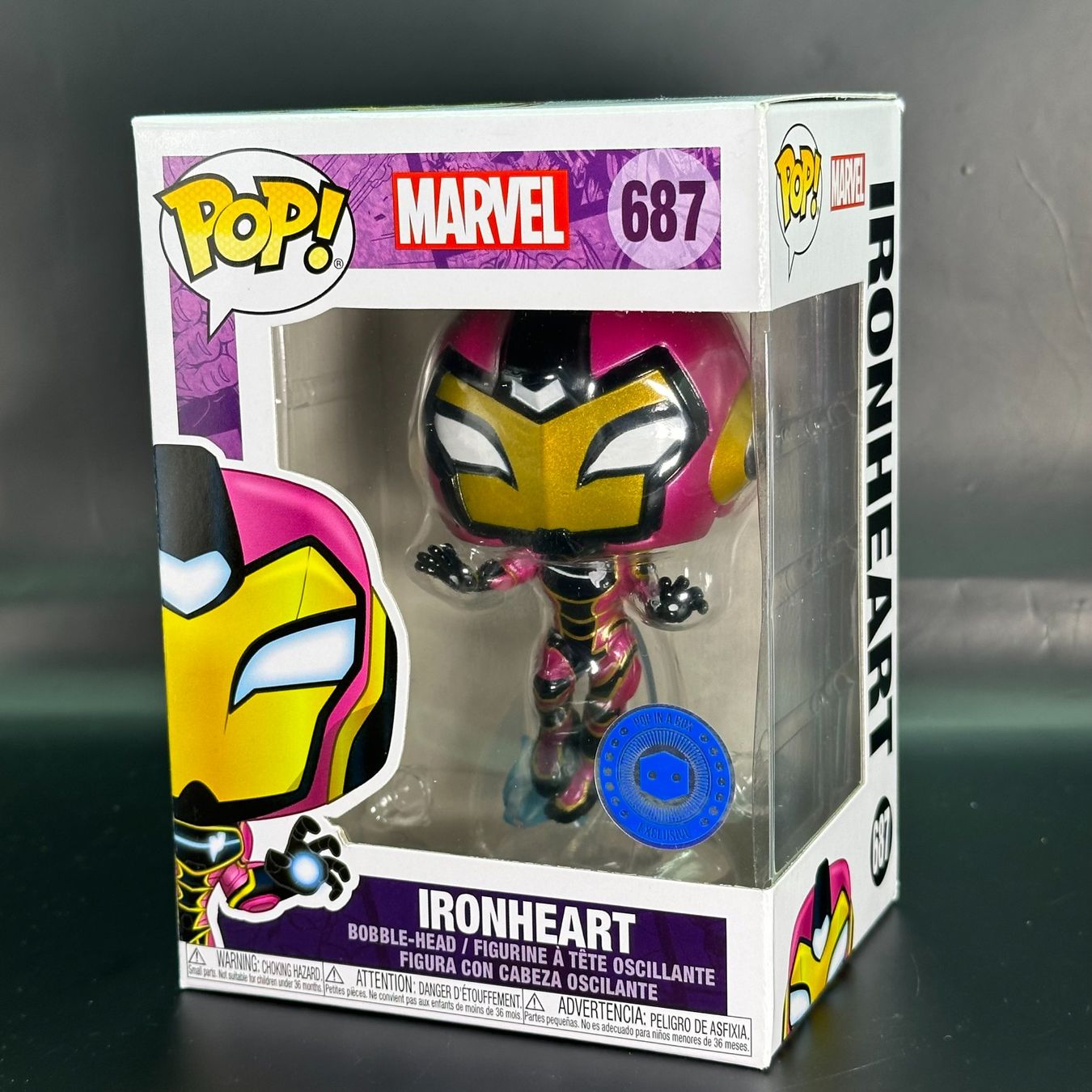 Funko Statuette: Funko Pop Marvel Ironheart 687 – Usato da Düdingen venduto da Nerdworld
