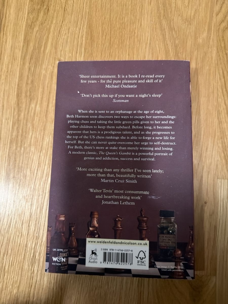 Bücher: The Queen's Gambit von Walter Tevis – Gebraucht aus Aarau von Fluffy-Novel5 1