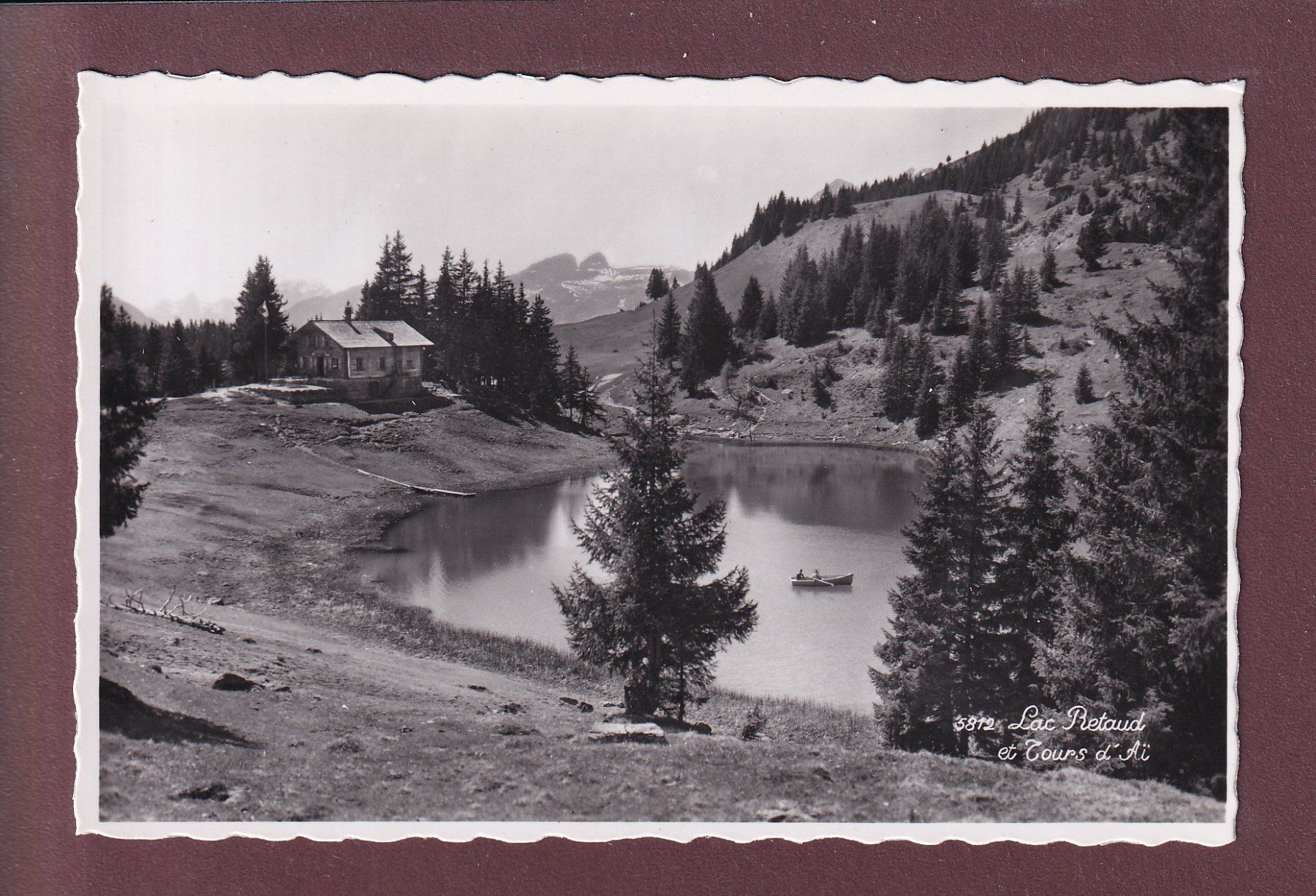 Cartoline postali: LAC RETAUD - Tours d'Aï – Usato da Pully venduto da nicecards