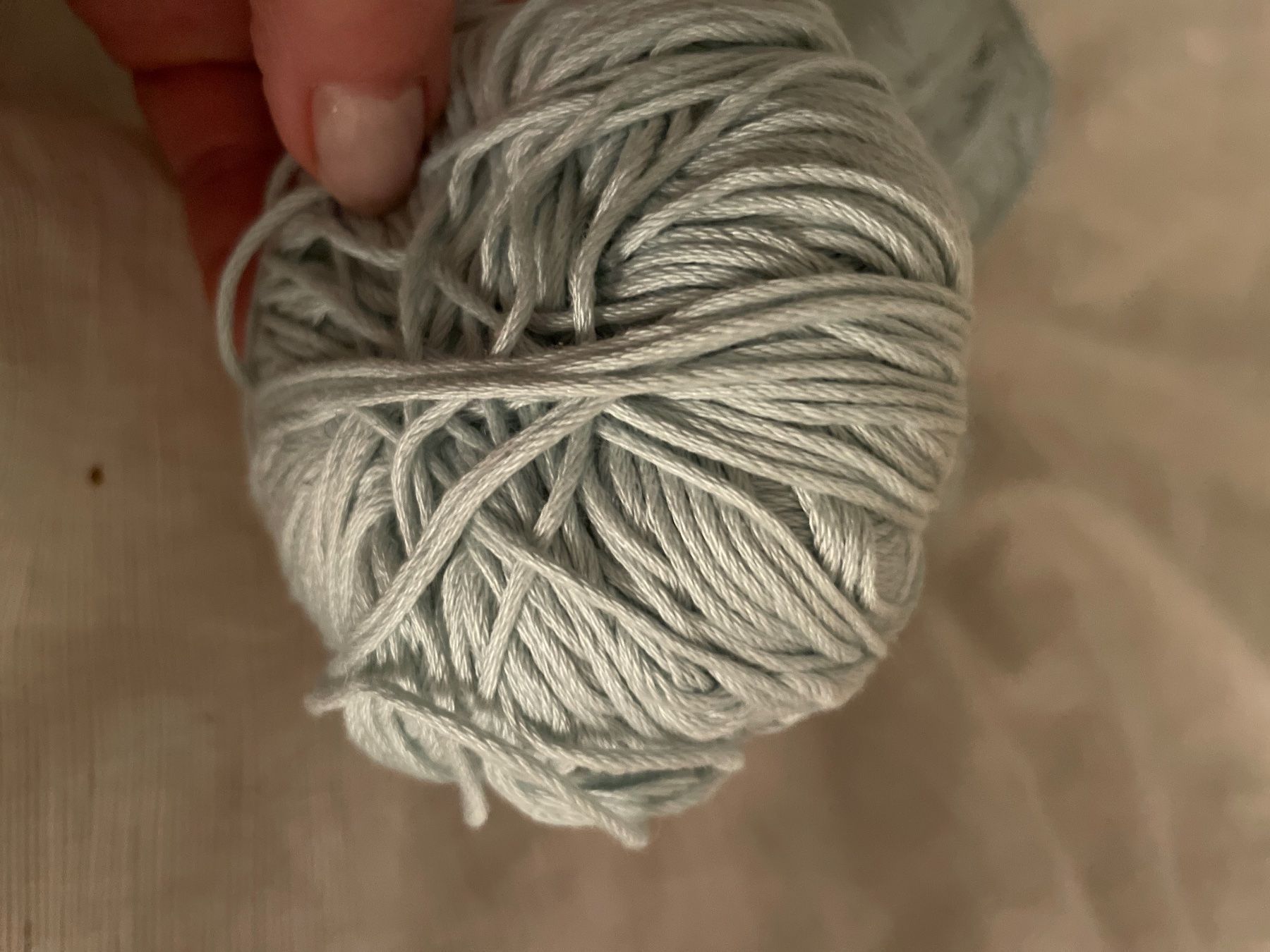 Lana: 4 Knäuel Hellblaues strickgarn baumwolle – Nuovo (secondo la descrizione) da Aesch BL venduto da shuja01 1
