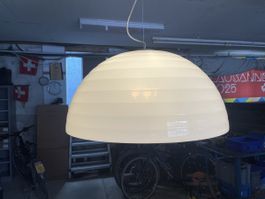 Hängeleuchte weiss, Designlampe, 58cm