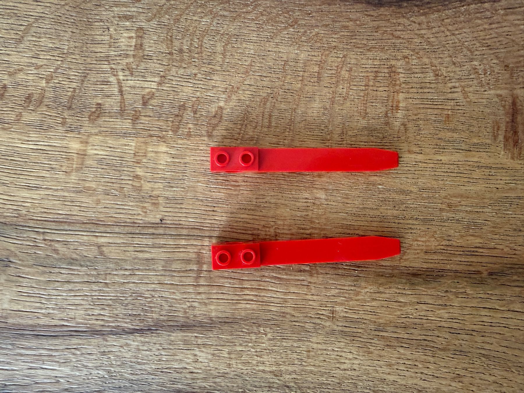 Lego Kit di costruzioni: 2x LEGO Technic Gabelstapler-Gabel Rot – 2823 – Usato da Zürich venduto da Gekuu 1