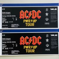 AC/DC Tickets 29.06.2024 Zürich - 2 Stk. Sitzplätze 1.Kat.