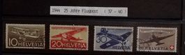 F45) F37-40, Flugpostmarken Satz sauber ⊙ Kt. 40.-