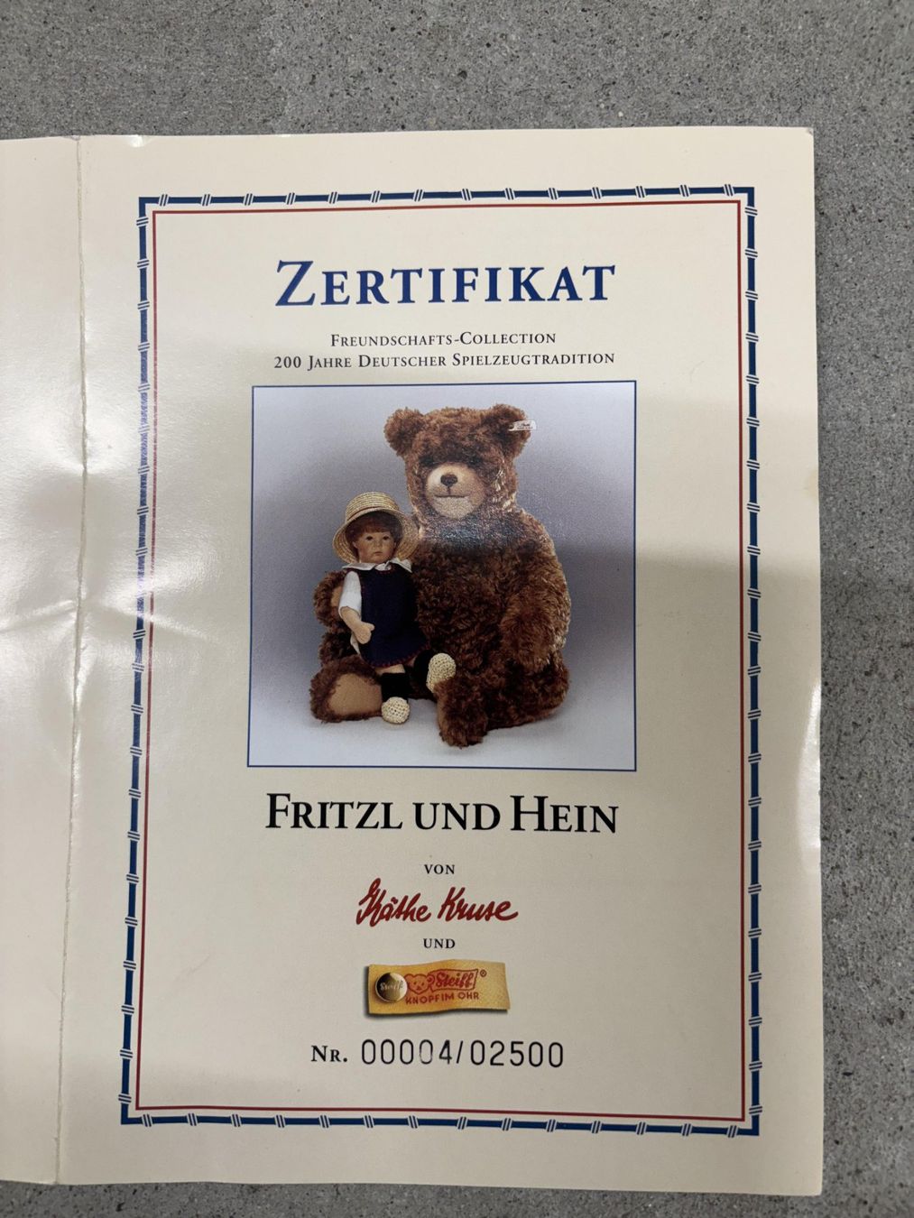 Steiff Bambole: STEIFF  FRITZL UND HEIN – Usato da Kernenried venduto da larisu