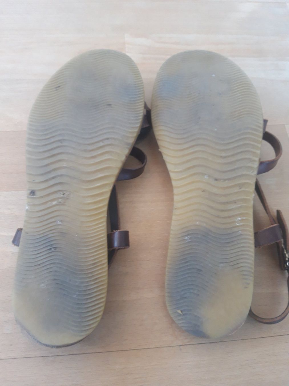 Scarpe da donna: Römer Riemen Sandallen Navyboot Leder Boho Ethno – Usato da Feuerthalen venduto da tanatha_st 1