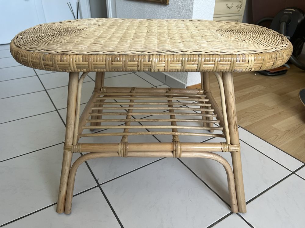 Rattan Tisch klein (Gebraucht) in St. Gallen für CHF 60 – nur Abholung ...