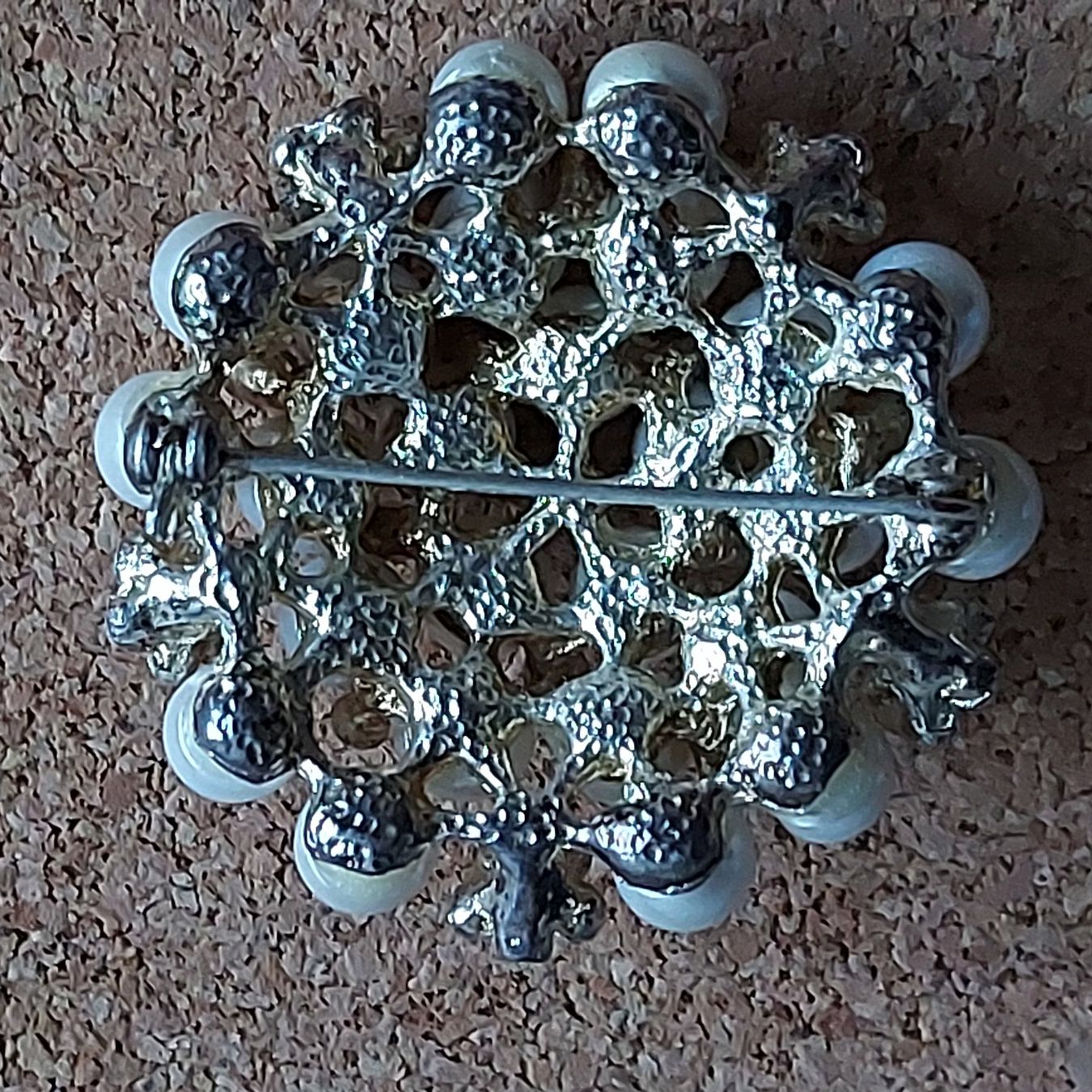 Spille & Fermagli: Modeschmuck Brosche mit Perlen und Strass – Usato da Zürich venduto da sylc77 1