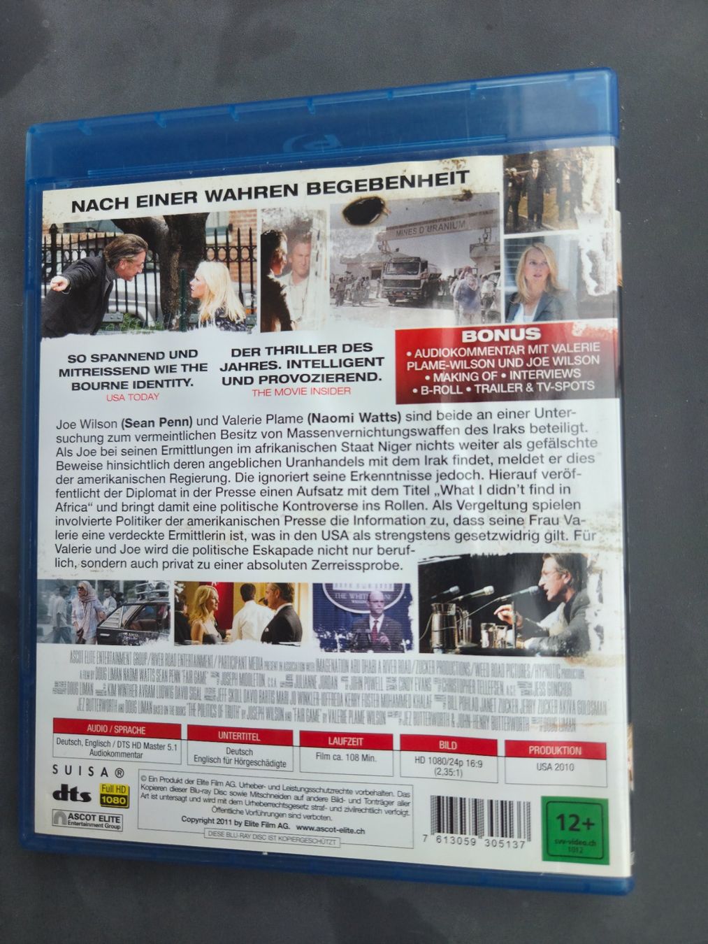 Tutti i DVDs: 🎬 Fair Game (Blu-ray) – Usato da Aldesago venduto da lusuardi 1