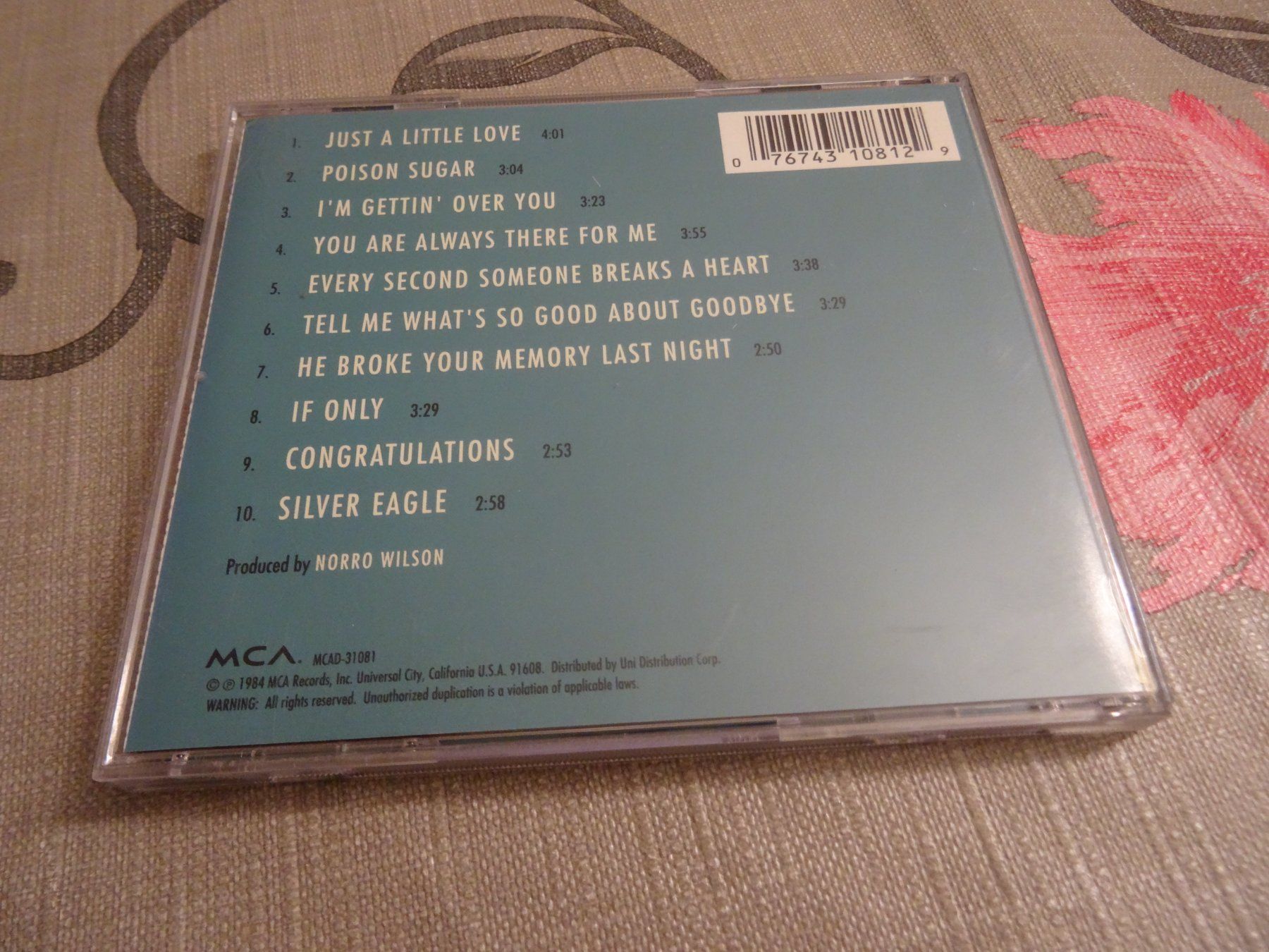 CD: Reba McEntire - Just A Little Love CD – Usato da Olten venduto da Disc-Ausverkauf 1