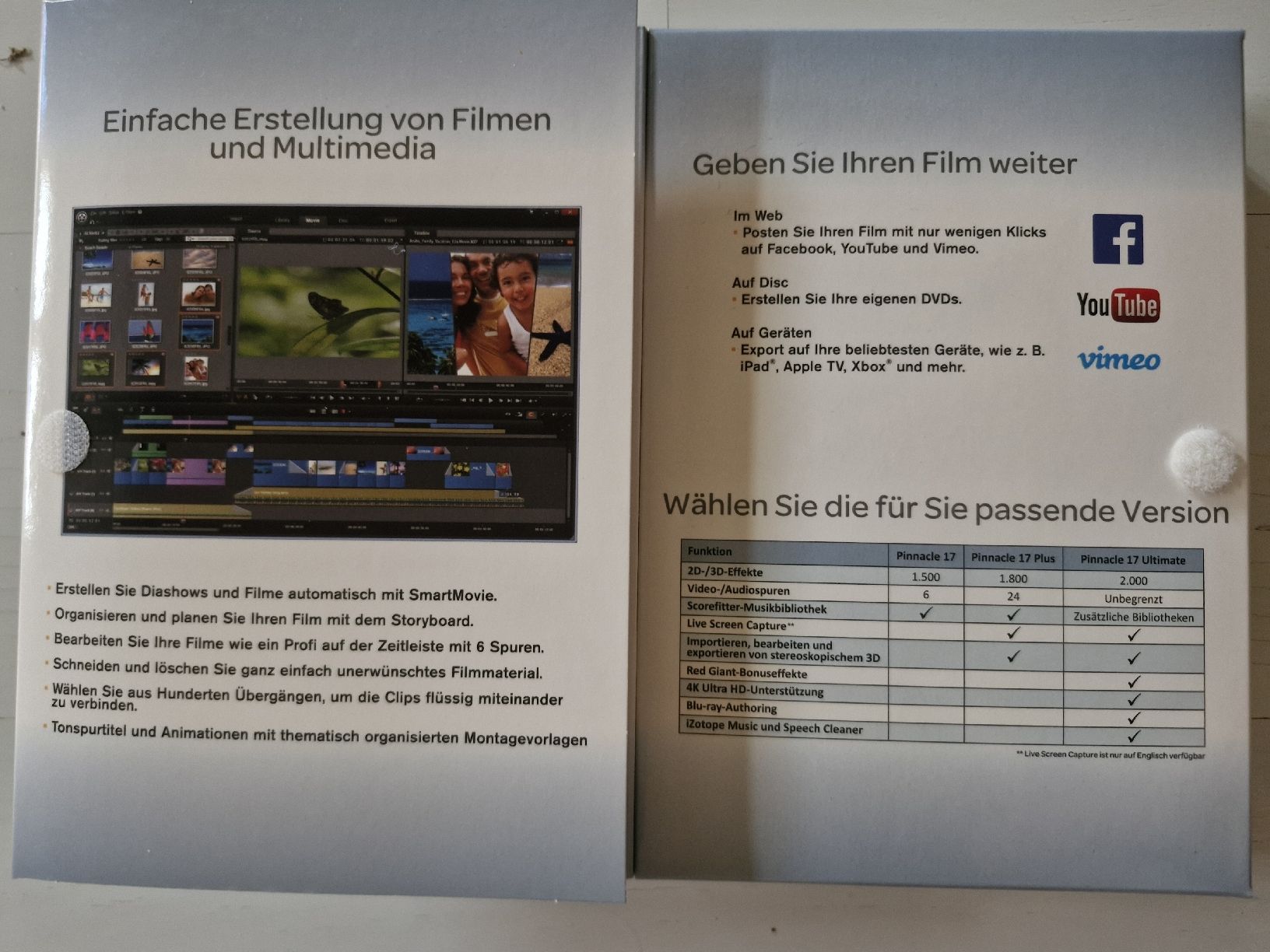 Pinnacle Applications: Pinnacle Studio 17 Software – D'occasion à Münchwilen TG par Smooth1 2