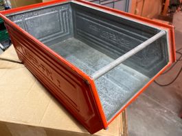 5 Metallkisten rot, gebraucht, Werkzeugkiste 49