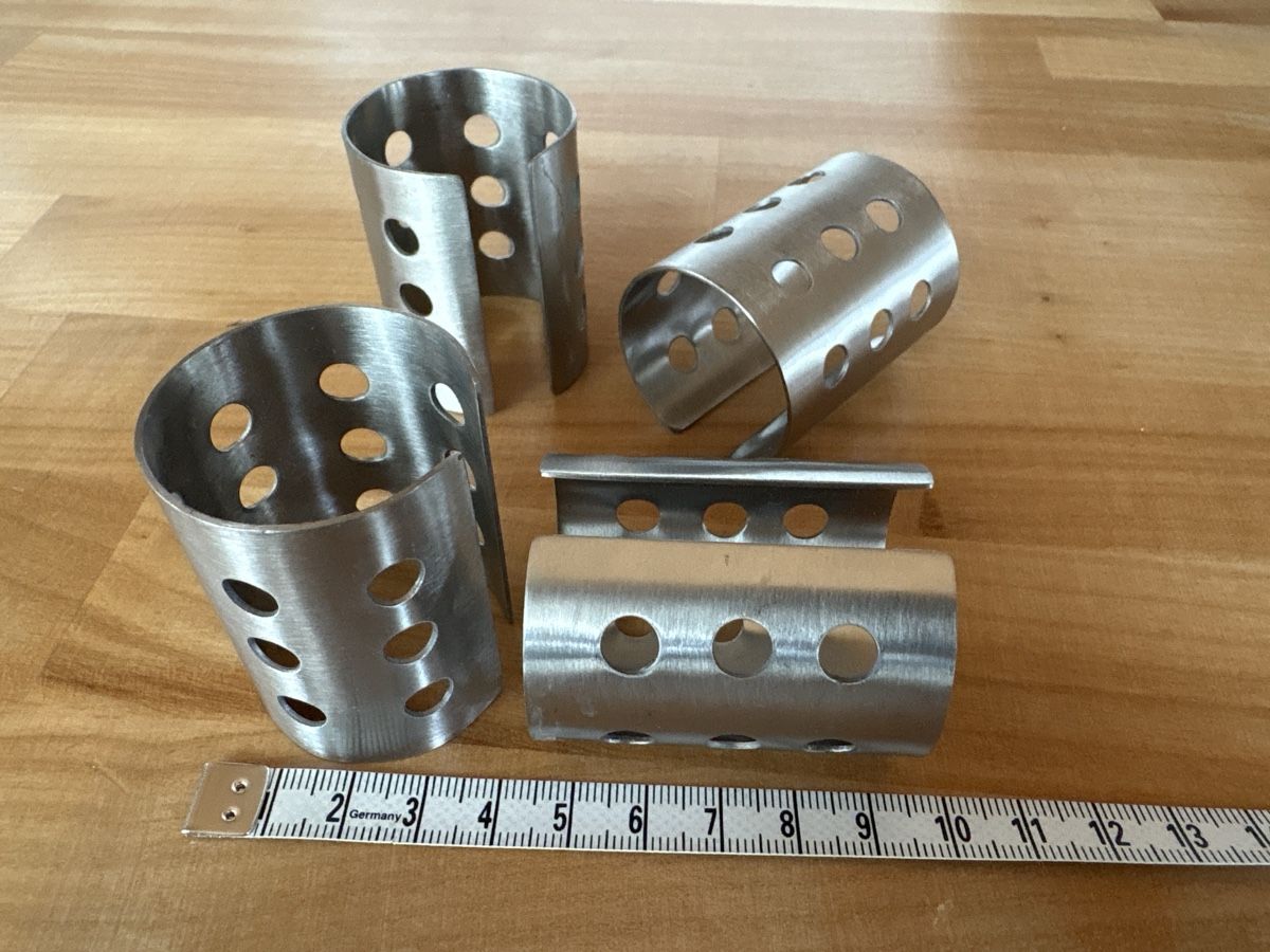 Altro in Decorazioni & Accessori: 4 x Serviettenring aus Metall – Usato da Rümlang venduto da BoutiqueMonique16 1