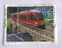 Nr.1350 mit Stempel 2010 100 jahre Berninalinie Sondermarken