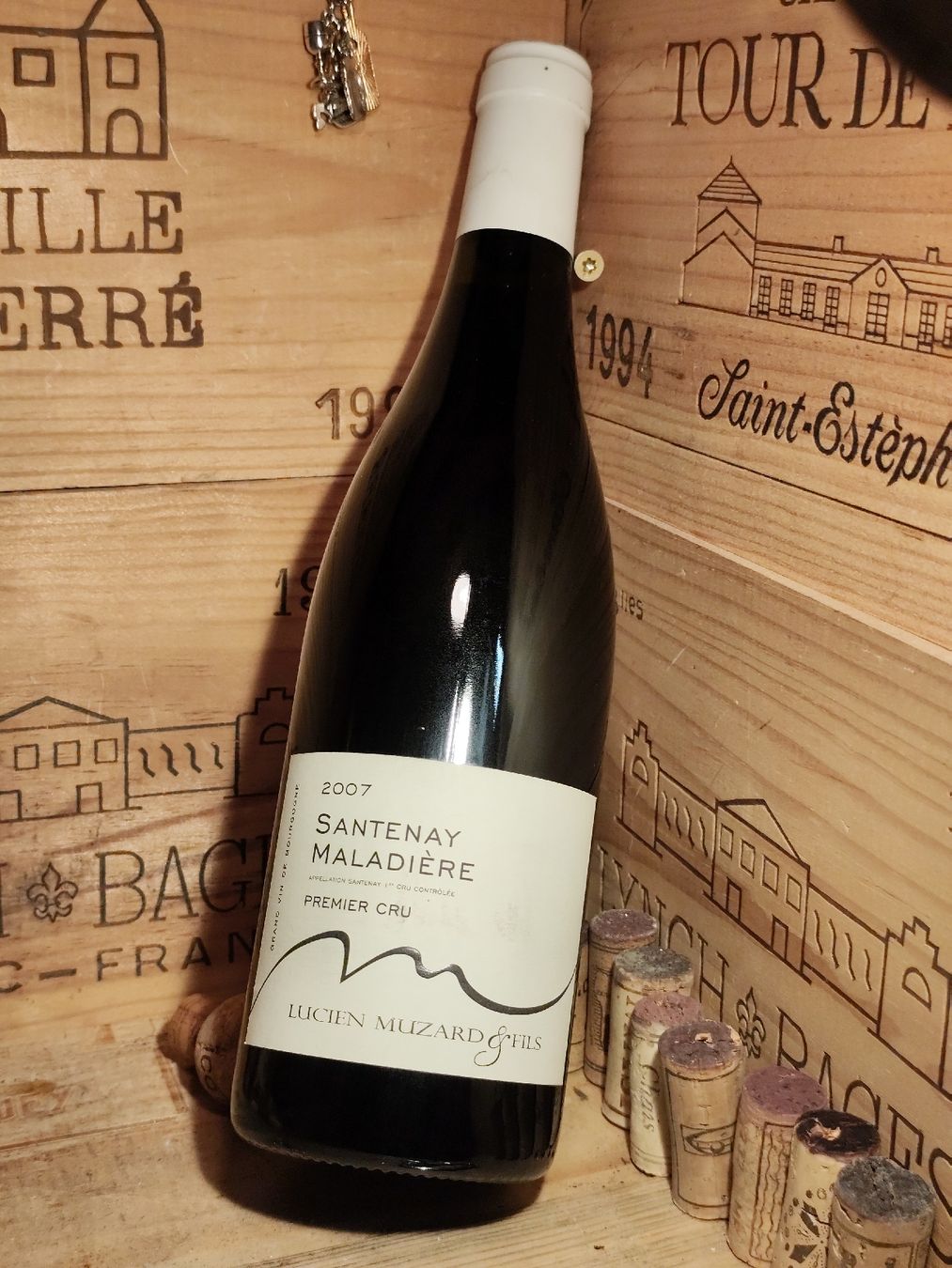 Vino: 2007 Santenay Maladière Premier Cru – Nuovo e nell'imballaggio originale da Büsserach venduto da Vintage-vins