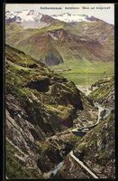 Andermatt, Teilansicht des Ortes mit Geb
