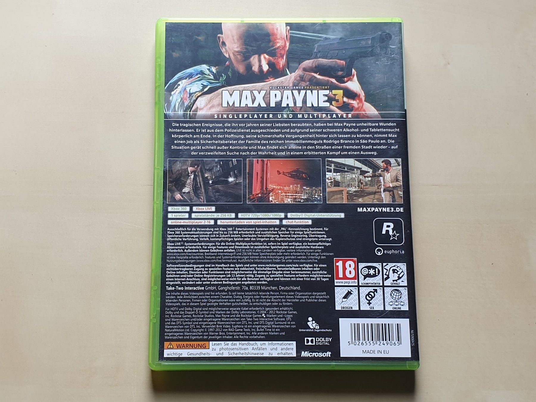Microsoft Giochi: Max Payne 3 – Usato da Stansstad venduto da collectorsshop 1