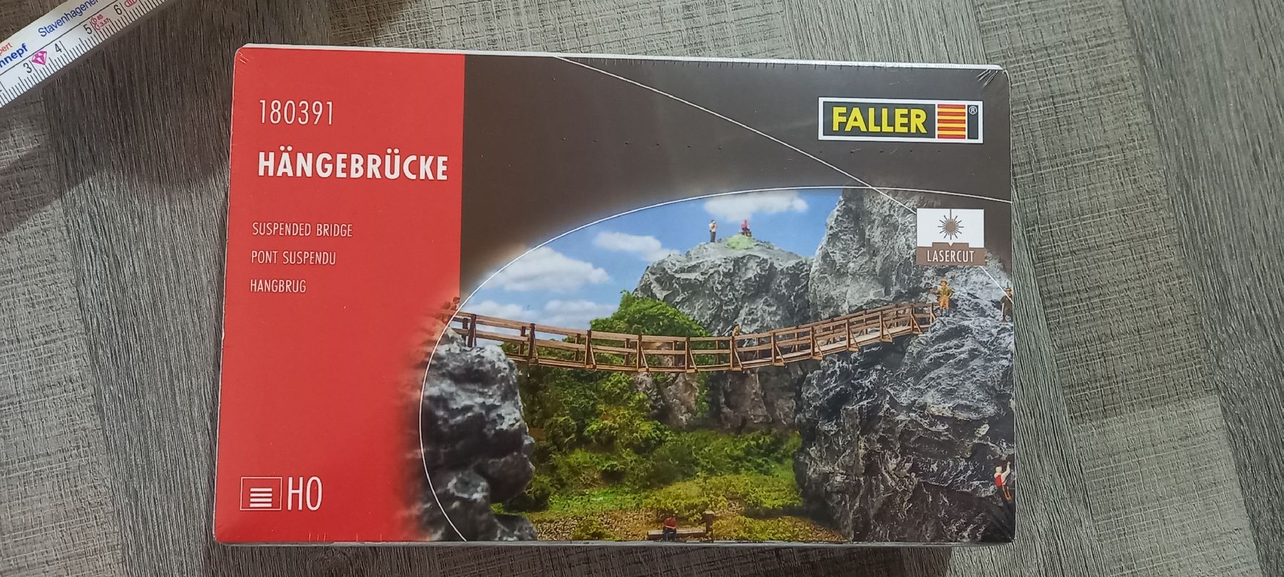 Faller Modellini di ferrovie: H0 Hängebrücke von Faller OVP – Nuovo e nell'imballaggio originale da Herisau venduto da frp_b5zm