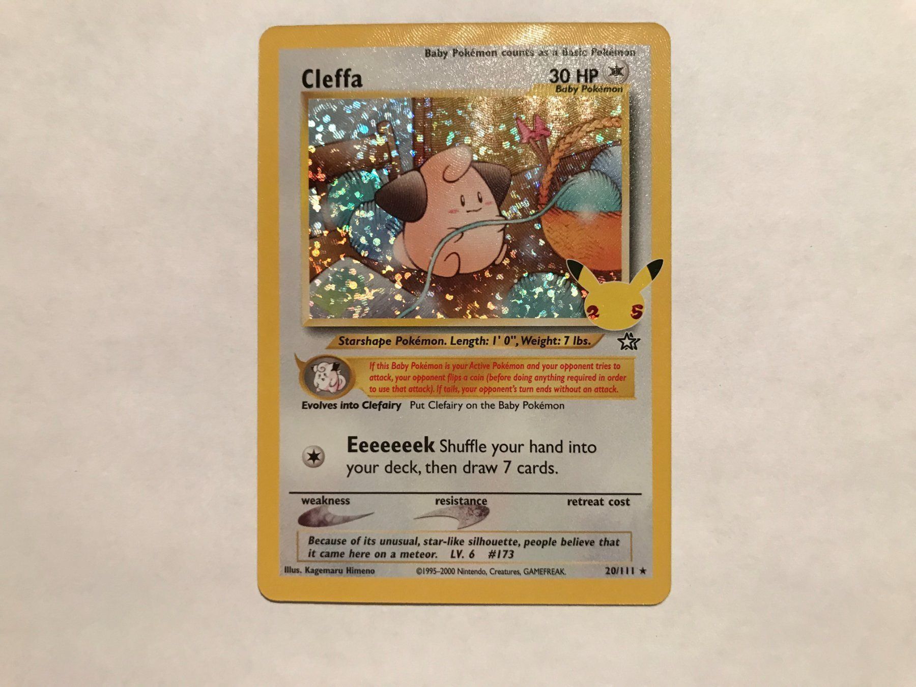 Pokémon Carte collezionabili: Cleffa holo Celebrations EN – Usato da Hagendorn venduto da Pokecollectorch 1