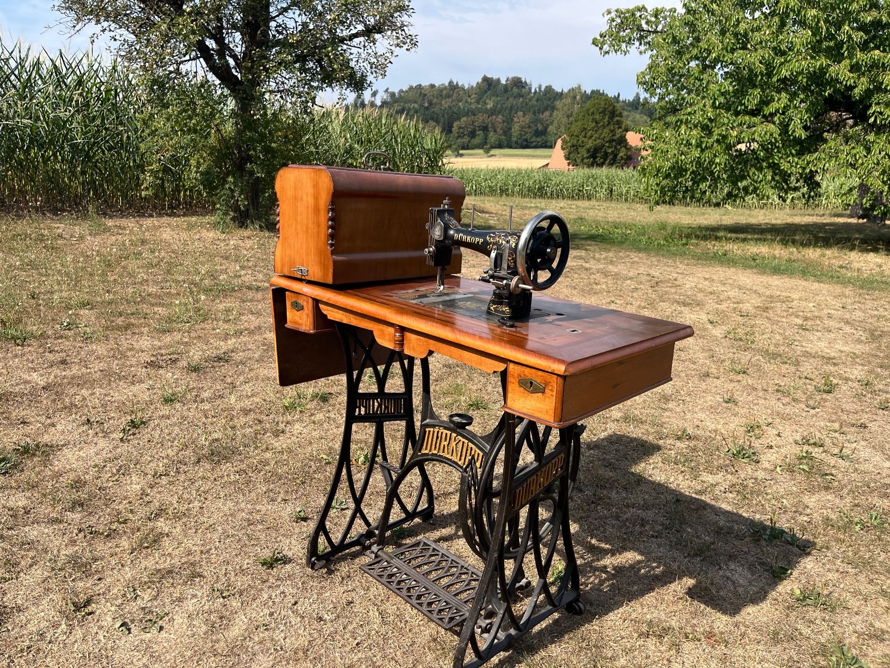 Dürkopp Macchine da cucire: Antike Nähmaschine Dürkopp – Usato da Allmendingen b. BE venduto da juair 3