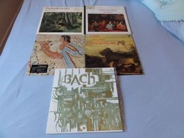 SAMMLUNG (5 SELTENE LPS) BACH,TSCHAIKOWSKY, EX-LIBRIS