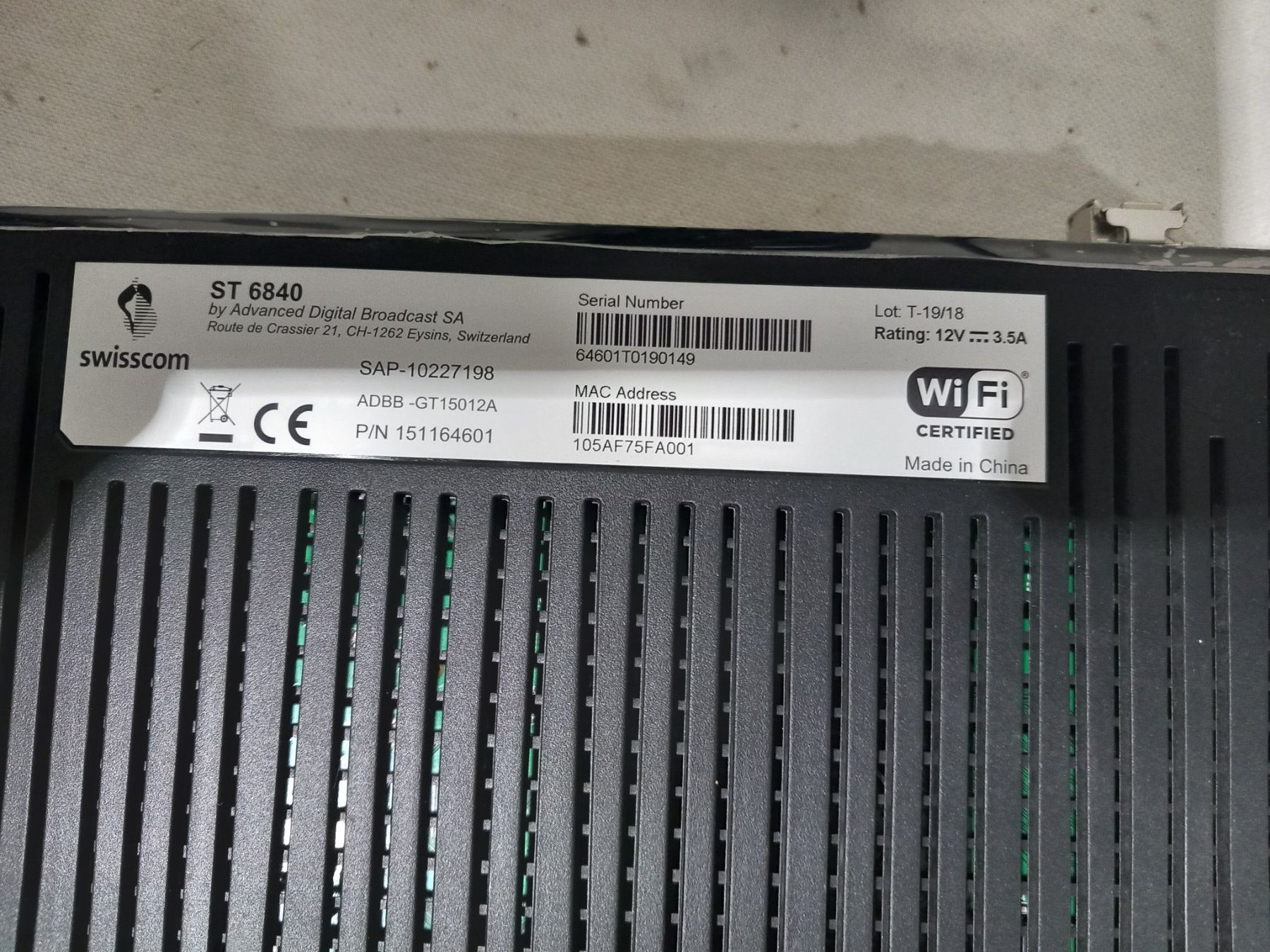 Swisscom Modem & Router: Router Swisscom SAP 1027198 – Usato da Rheinau venduto da profitronic.shop 3