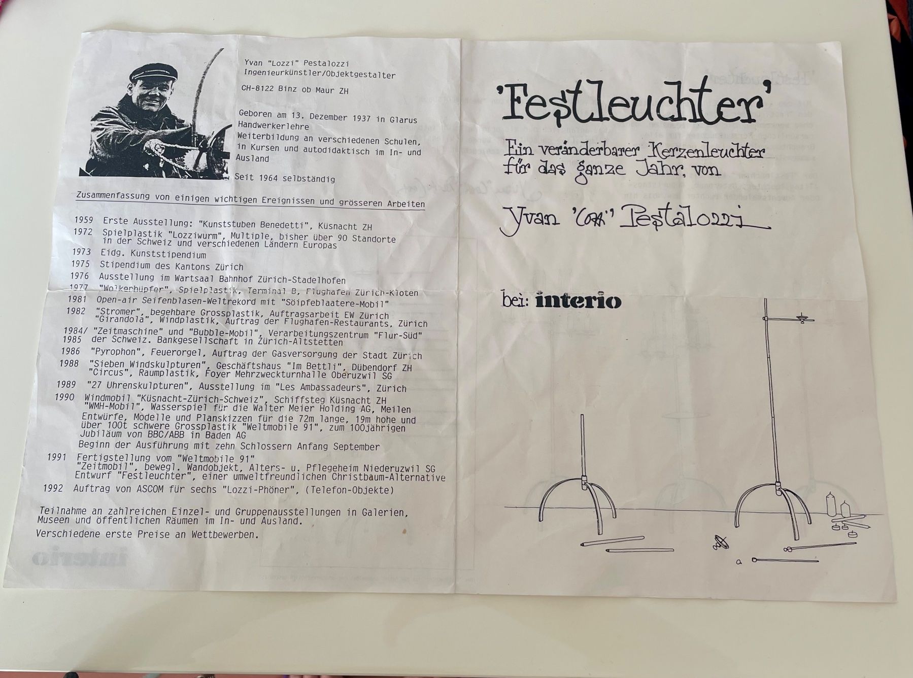 Alle Dekorationen: Festleuchter, Decor-Ständer, Christbaum – Gebraucht aus Zürich von Bedis01