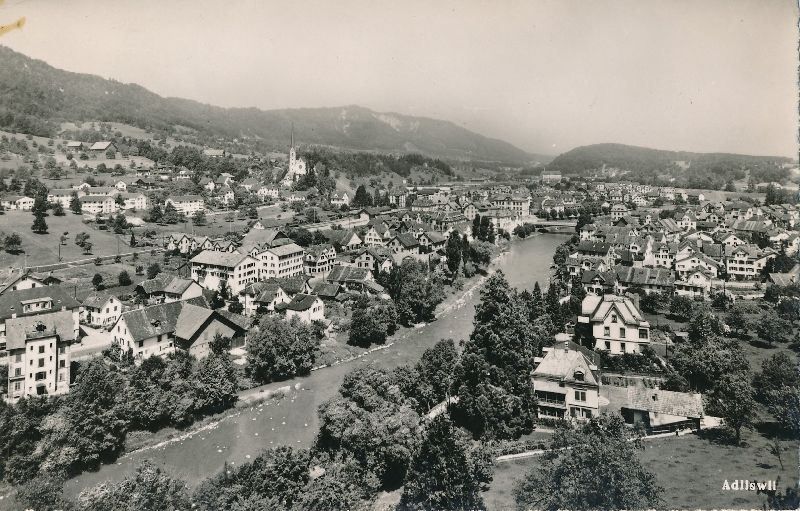 Ansichtskarten: Adliswil Fotokarte + 1953 – Gebraucht aus Emmenbrücke von teestube