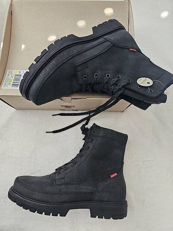 Levi's Scarpe da uomo: Levi’s Torsten Boots Schwarz - Gr. 44 | Neu – Nuovo e nell'imballaggio originale da Wettingen venduto da bestrox