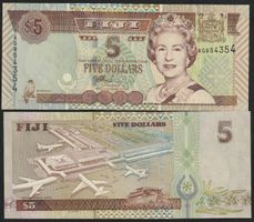 Fiji 5 Dollars UNC (2002)
