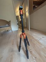 Rollei Fotostativ orange/schwarz gebraucht