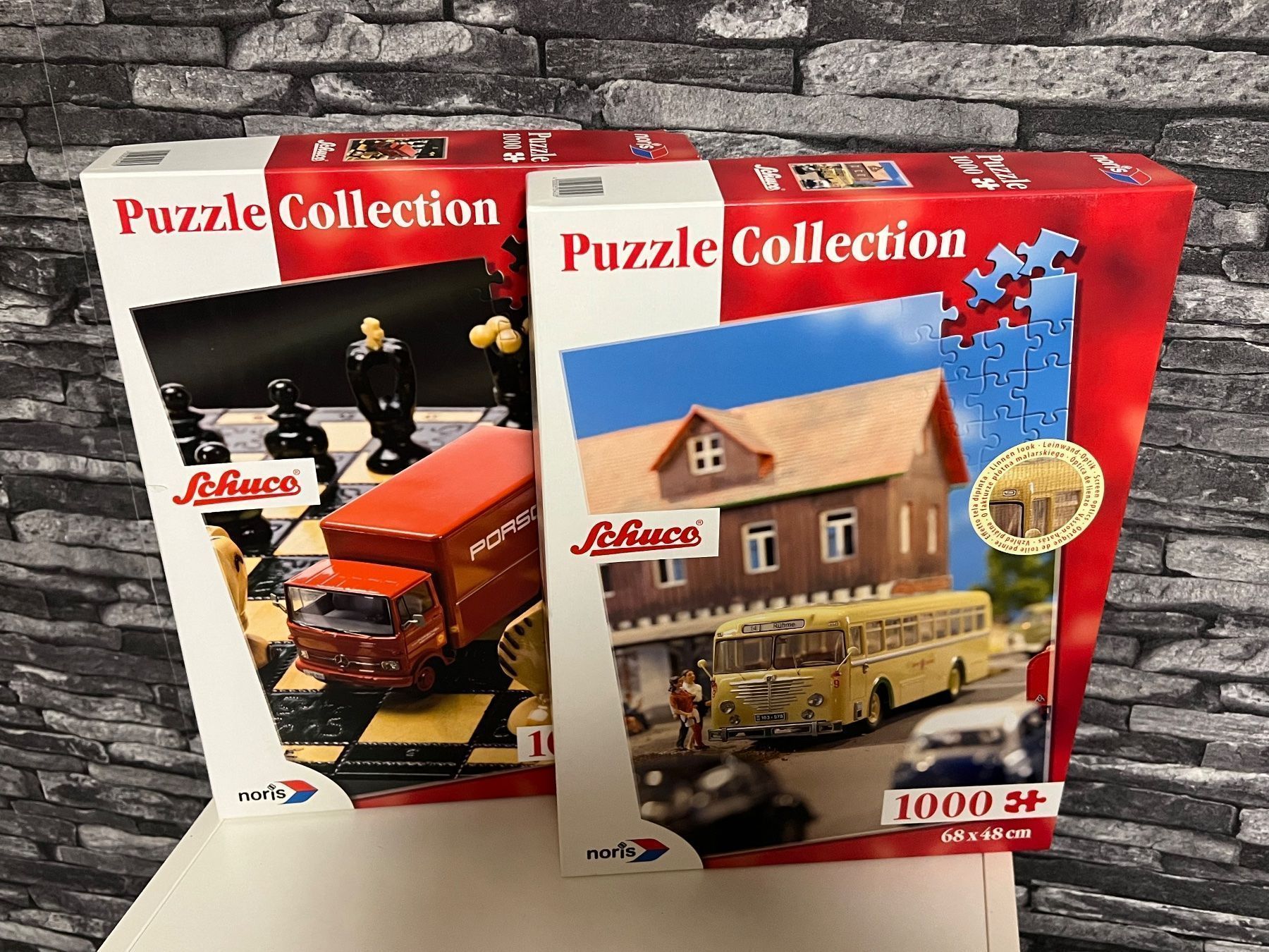 Puzzles: Schuco Modellauto Puzzle 2 stk 1000 Teile – Neuf (Voir description) à Deitingen par Himhip 1