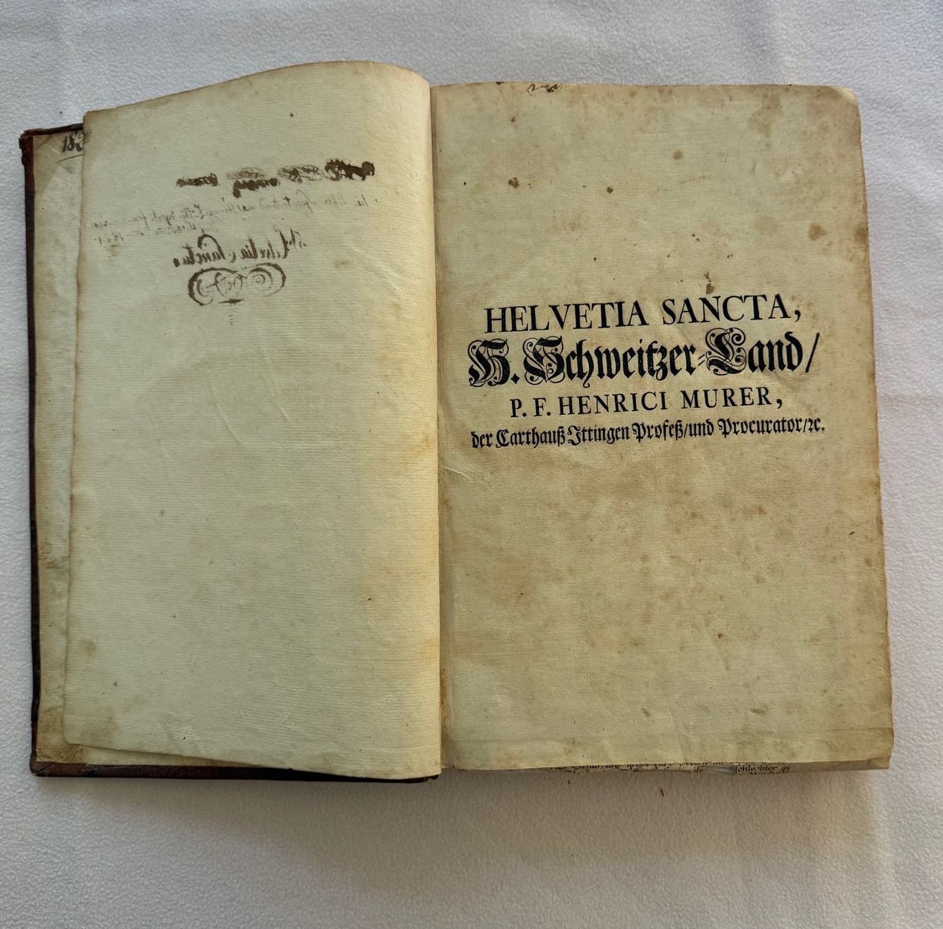 Libri: Helvetia Sancta 1751 – Usato da Bern venduto da xberg36 1