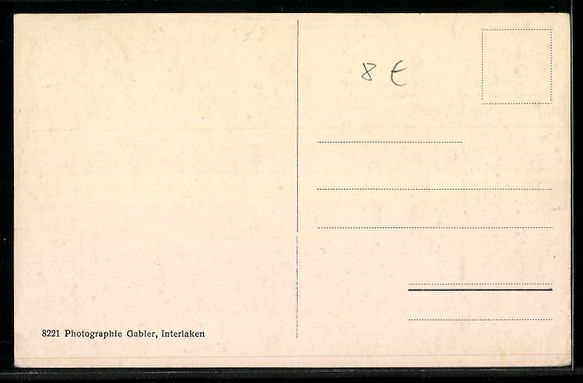 Cartoline postali: Interlaken / Höheweg, Hotel Interlaken – Usato da Berlin venduto da bartko-reher 1