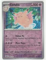Pokémon 2023 Clefable (036/165) SV Mew 151 Reverse Holo