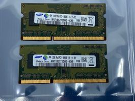 2GB 1Rx8 PC3 10600S Notebook Memory