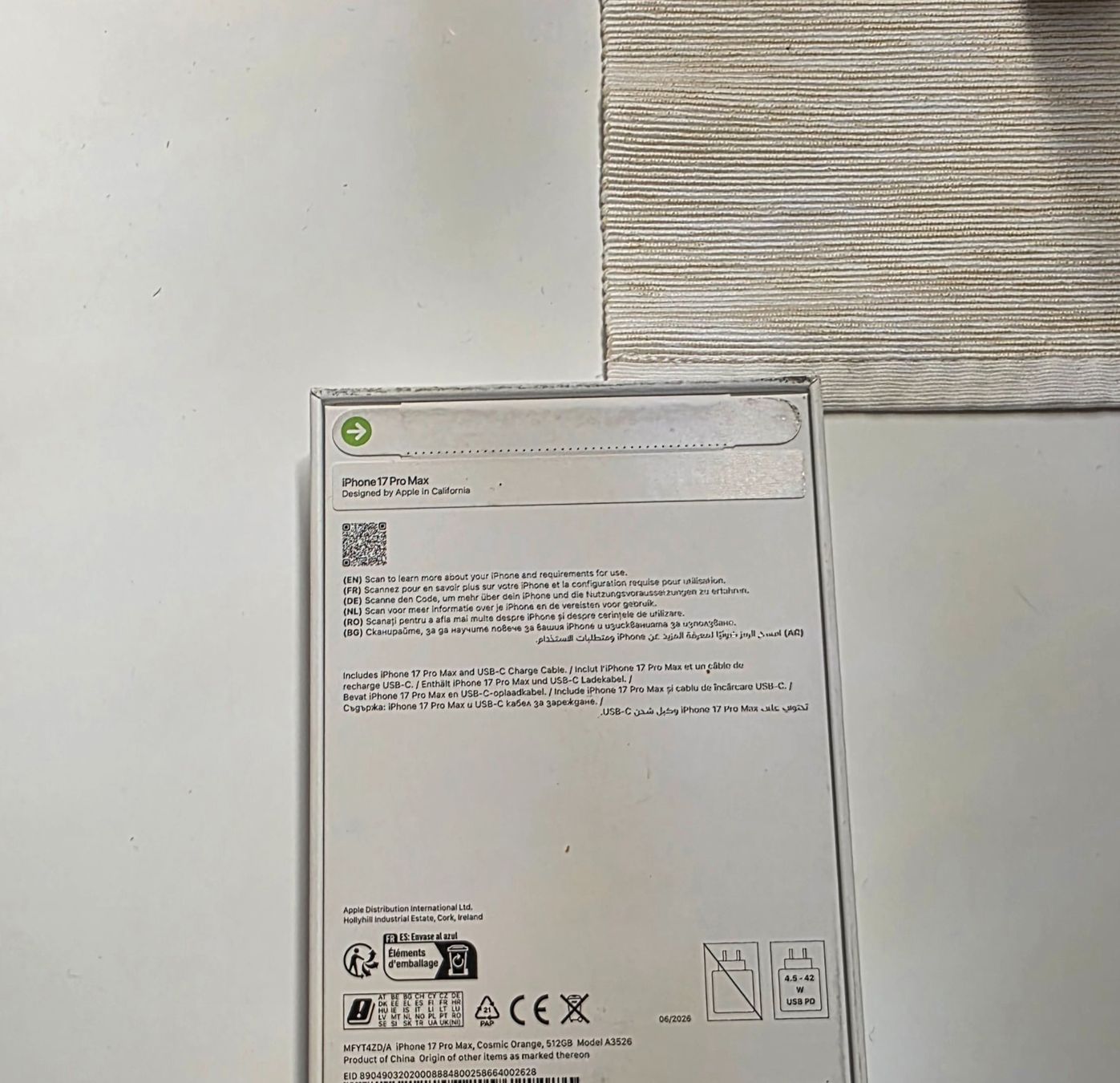 Apple Handys / Smartphones: Iphone 17 Pro Max 512gb Orange Ungeöffnet – Neu und originalverpackt aus Aarburg von AudiBA 1