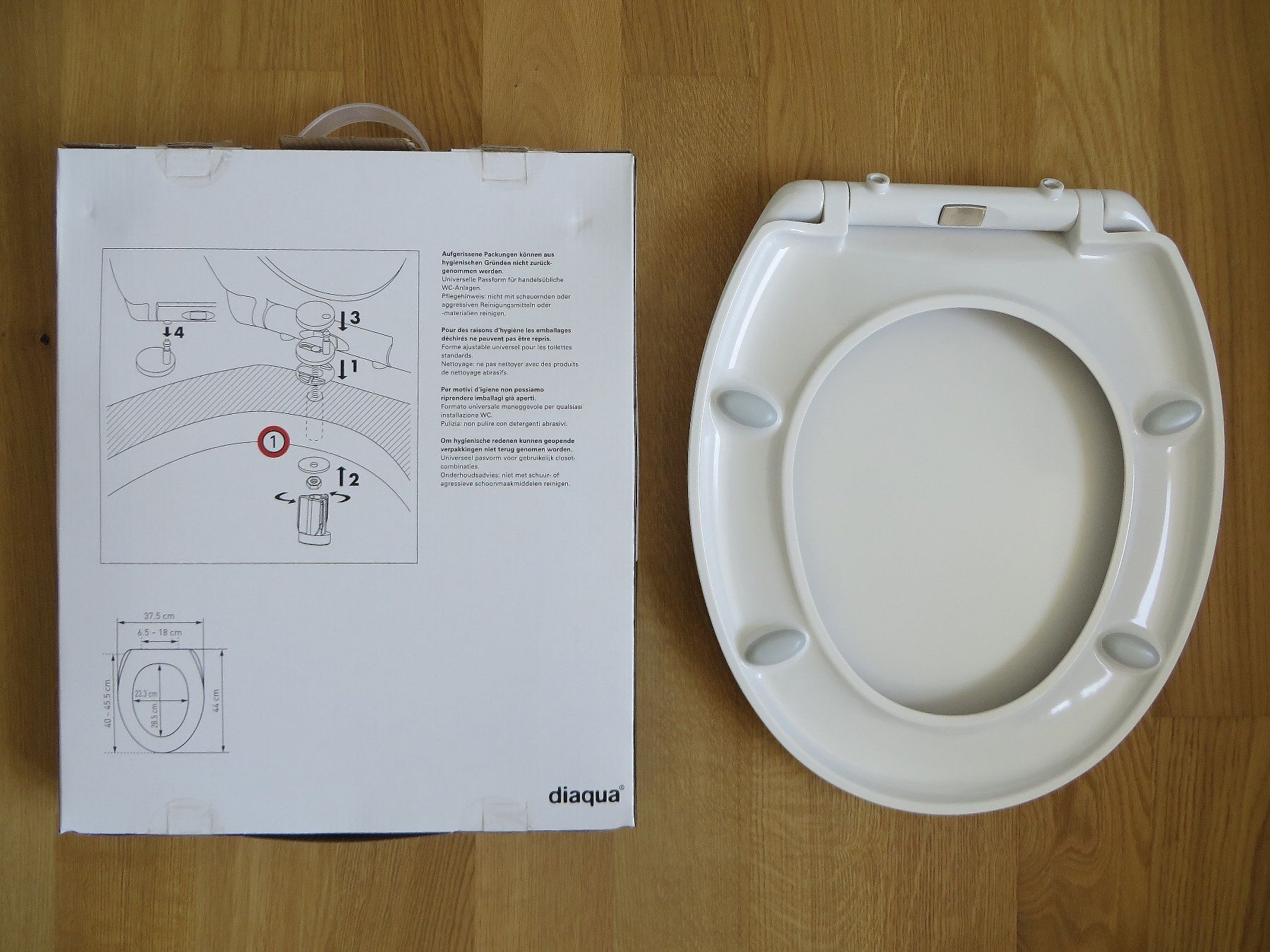 WC: WC-Sitze diaqua Barbana Slow Down 2er Set – Nuovo (secondo la descrizione) da Rombach venduto da flor58 3