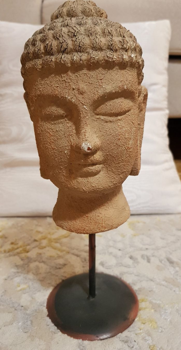 Sculture & Statue: Buddha-Kopf-Ton – Usato da Killwangen venduto da Marc-Antonio